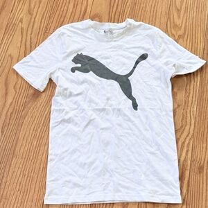 Puma Youth Kids T-shirt Kids White Large New  Size 14-16